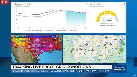 Texas electricity tracker: Live ERCOT grid conditions on Thursday, August 24