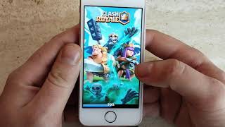 CLASH ROYALE ON IPHONE SE - Gaming test