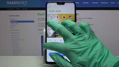 How to Change Icon Size in XIAOMI Mi 8 Lite – Resize Icons