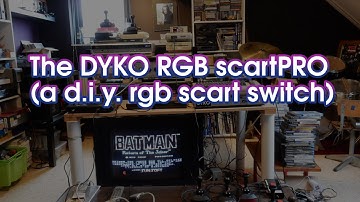 D.I.Y. RGB scart switch (dyko rgb scart pro demonstration)