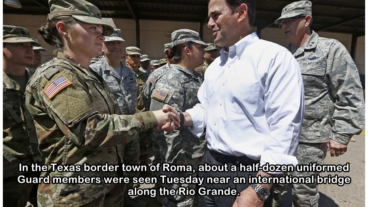 Gradual deployment of US troops to Mexico border underway - YouTube