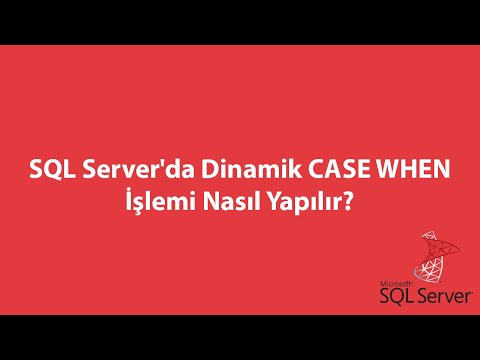 Video: SQL'de case ne anlama geliyor?