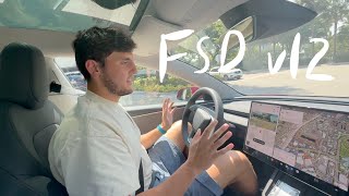 Tesla Full Self-Driving v12: First Time Raw Reaction (12.3.6 - Supervised)