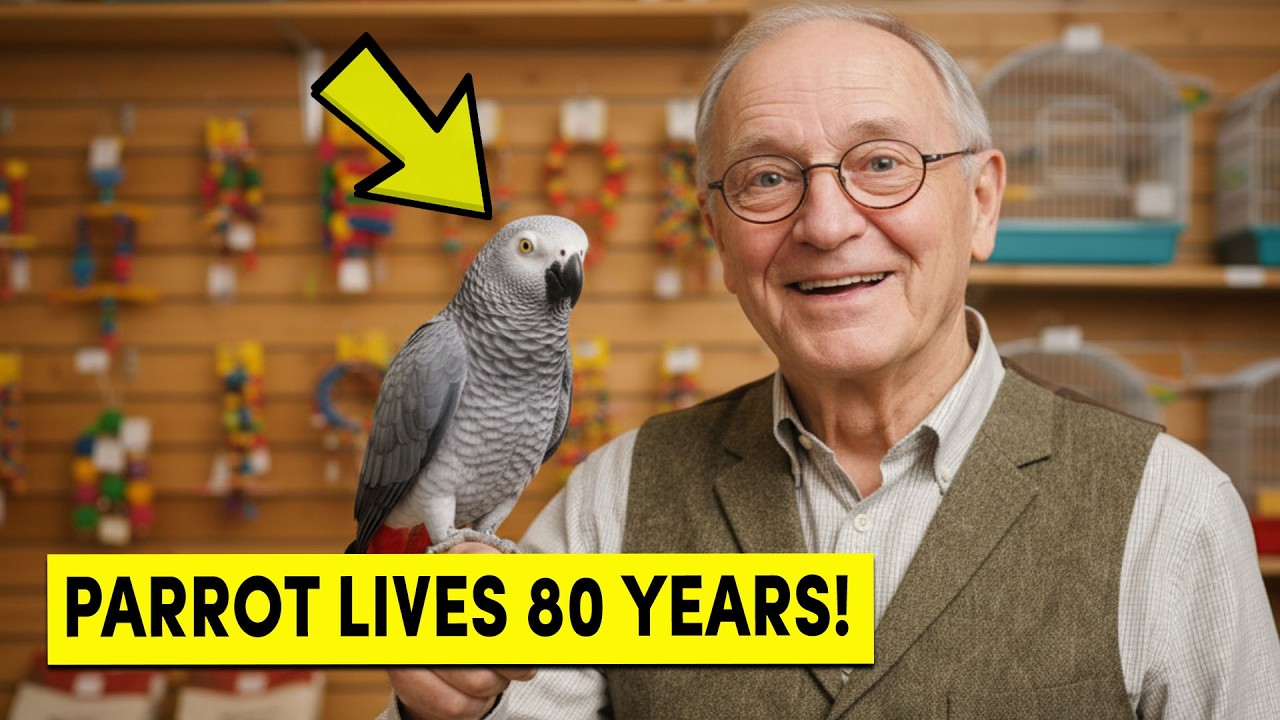 Meet the Parrot That Lives 80 YEARS! 😮The World's Smartest Parrot Visited Our Shop Today!
