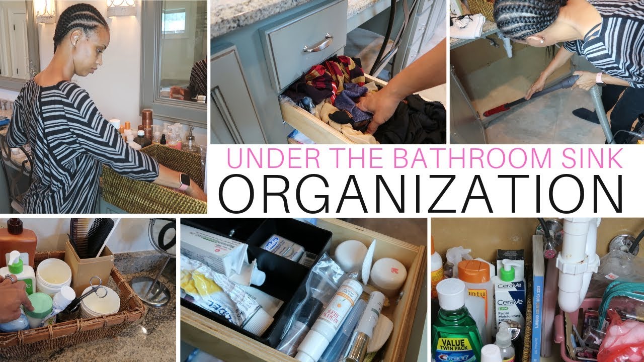 Bathroom Organization | Under the Sink | Minimalist Organization - YouTube