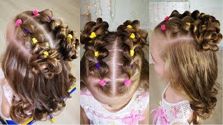 Нoliday hairstyle. - Beautiful hairstyle for girls! Праздничная прическа для девочки. Нoliday hairstyle. - Beautiful hairstyle for girls! Праздничная прическа для девочки.