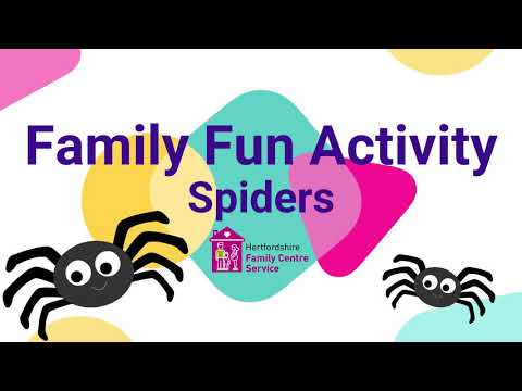 Family Fun Activity - Making Spiders