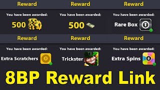 Free 8 Ball Pool Coin, Cue, Cash, Scratch Avatar Reward Link