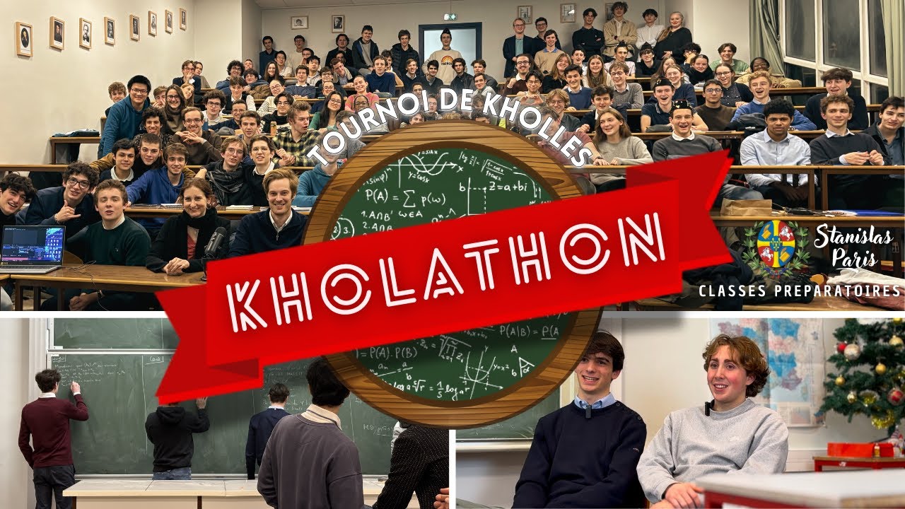 J'ORGANISE UN TOURNOI DE KHÔLLES DE MATHS AVEC 50 ÉLÈVES - Prépa Stanislas Paris