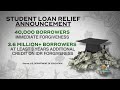 Us department of education to fix student loan debt to over 40000 borrowers