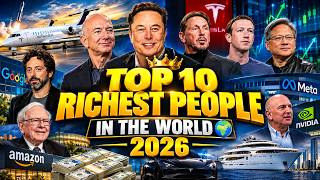 Details TOP 10 RICHEST PEOPLE IN THE WORLD (2026) 💰 | Their INSANE Net Worth Guide