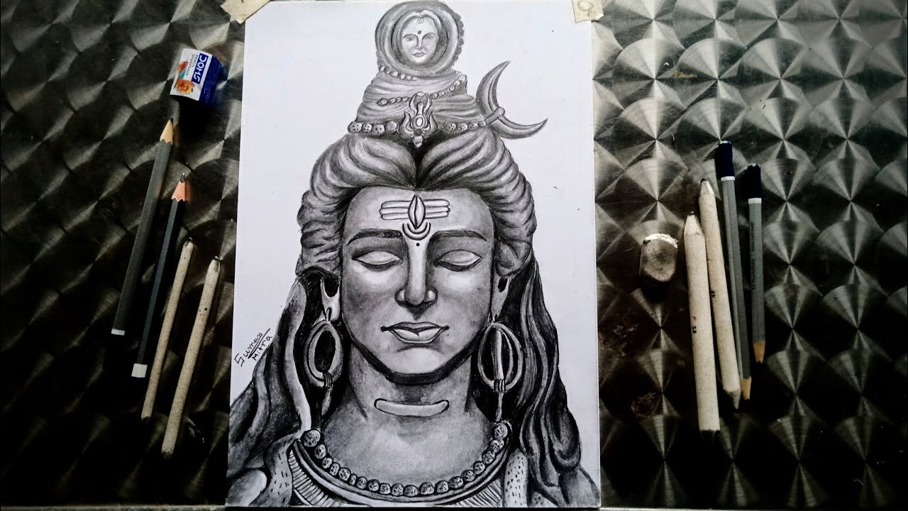 Lord Shiva – Pencil Sketch | Pencil art love, Abstract pencil drawings,  Design art drawing