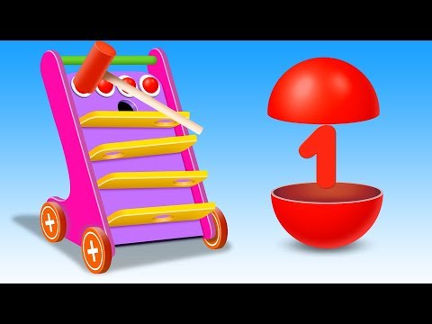 Learn Numbers With Wooden Ball Hammer Educational Toys | Kids colors TV