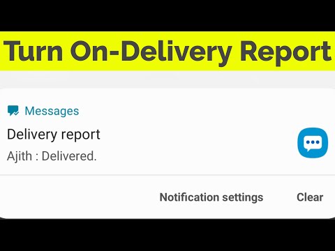 How to Turn on/Turn off Text Message Delivery Report on Your Samsung Mobile