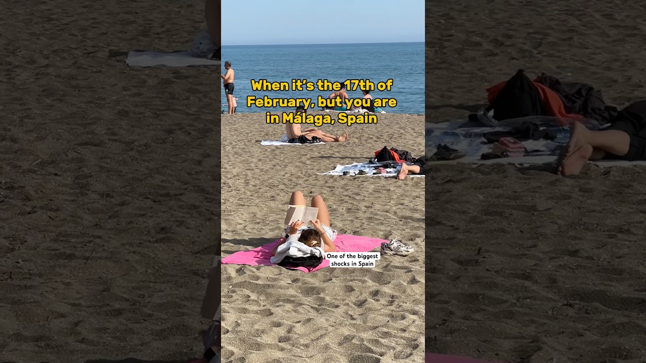 I didn’t expect this winter in Malaga, Spain😳 Cultural shocks in the new video⬇️