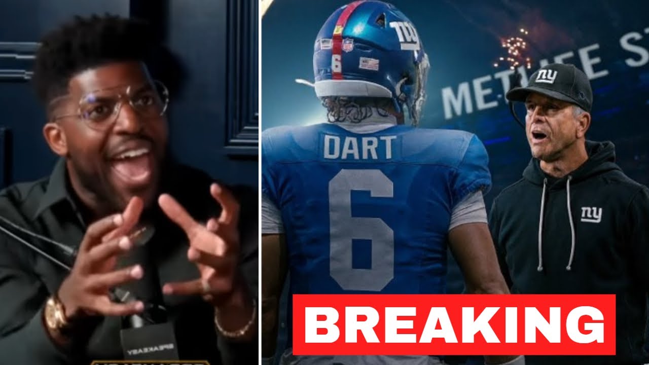 “Harbaugh with Jaxson Dart is a PROBLEM in NFC East” Acho on Giants hiring