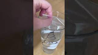 Make this super easy and quick disappearing snowman and learn about the science behind it! #shorts