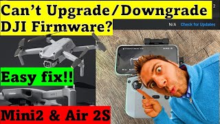 DJI MINI 2 AND AIR 2S - UPGRADE & DOWNGRADE FIRMWARE TUTORIAL! screenshot 3
