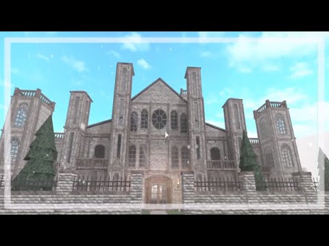 Bloxburg Speed Build Castle Church For 30x30 Normal Plot Size Exterior 247k Youtube - roblox welcome to bloxburg church 30k