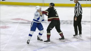 Tanner Jeannot Drops The Gloves With Josh Brown
