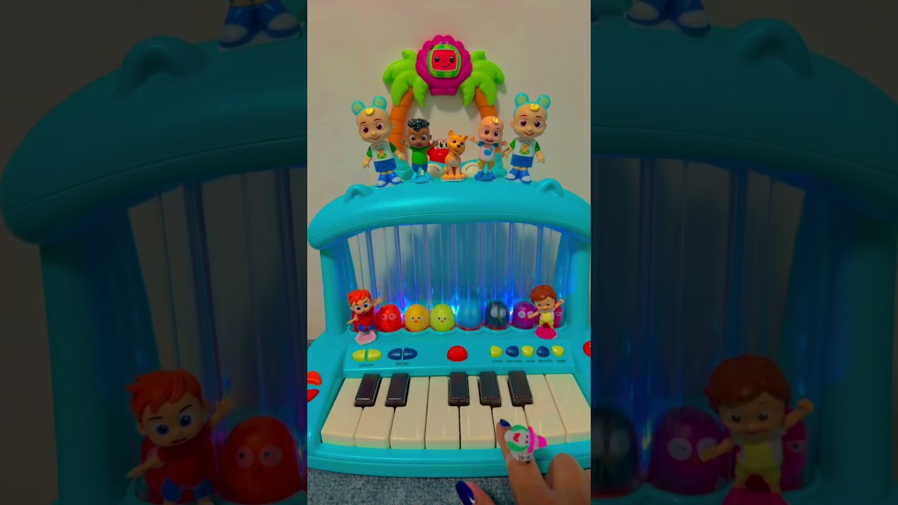 Cute & Fun CoComeon Hippo Piano 🪗 #trending #pianomusic #music #toys #hippo #shortvideo #shorts