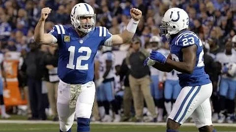 Andrew Luck Finds Frank Gore For 49 Yard Catch and Run On Wildcat Trick Play || Week 11 Colt