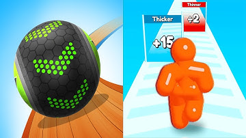 Going Balls VS Tall Man Run - SpeedRun Gameplay Level 1076-1080