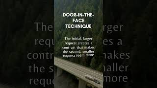 Famous 🚪✋ Cracking the Code: The Psychology Behind the Door-in-the-Face Technique 💡🤯 #psychology Profile