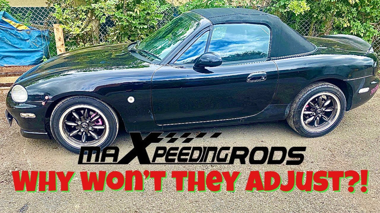 MAXPEEDINGRODS Coilover Adjustment on the Mazda MX5 MK2 NB *THEY DONT WORK*