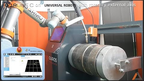 GarLine C seam tracking on UR with rotatory axis