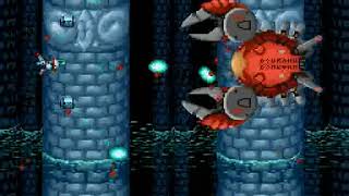 Phalanx (SNES) - Stage 2: Under Water (60 FPS)
