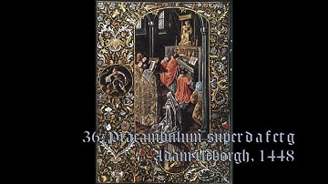 Praeambulum super d a f et g (Tablature of Adam Ileborgh, 1448)