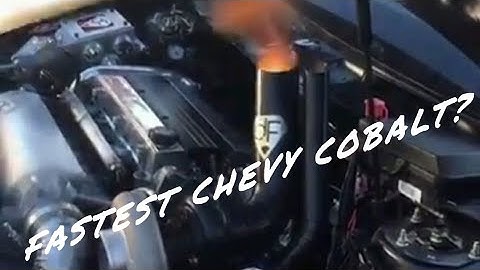 Fastest Chevy Cobalt 2.0 ss manual transmission 1/4 mile 60-130?Lsjt Cobalt ss turbo @ZZPerformanceChannel