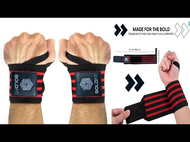 Boldfit Cotton Wrist Band for Men & Women, Wrist Supporter for Gym