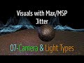 Jitter in maxmsp beginner course  07  virtual camera  light types