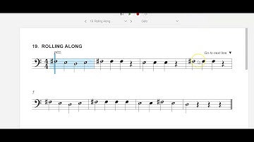 19. Rolling Along - Cello