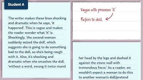 GCSEPod Eduqas English Language Component 1, Question 4, Example Responses