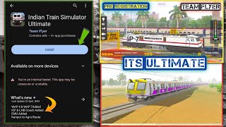 Indian Train Simulator Ultimate Released On Play Store | Pre Registration | New | Ishu K Tech screenshot 2