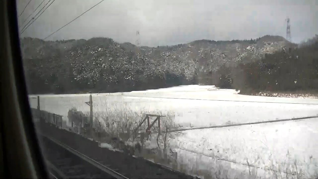 【東海道新幹線N700系】こだま767号右側車窓（回響號767班列車窗景）Ⅲ 名古屋～岐阜羽島～米原～京都～新大阪 24 Jan. 2026