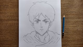 تعلم رسم ايرين ييغار خطوة بخطوة للمبتدئين | رسم أنمي هجوم العمالقة