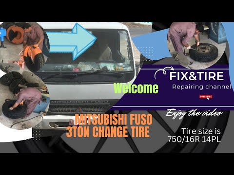 Mitsubishi mine truck 3 tons to change tire size is 750/R16 14PL