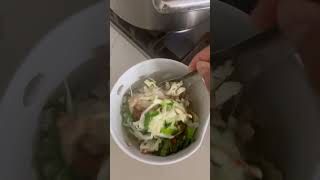 Quick Khao soy with minced chicken sauce 🍜