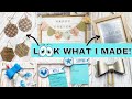 L👀K What MATERIALS I Can Cut on my CRICUT!!  |  Gorgeous Wooden Earrings & MORE DIYS!