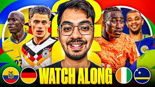 Germany VS Ecuador | Curacao VS ivory Coast | Group E Decider Livestream