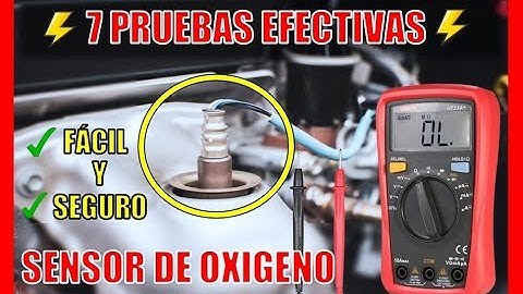 Como Probar EL Sensor De Oxigeno de 4 Cables Con Multímetro 💥7 Pruebas DEFINITIVAS💥