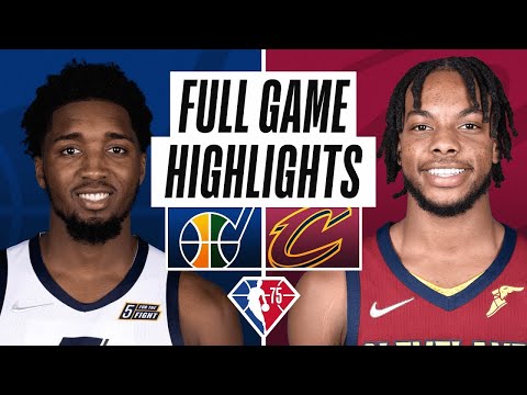 Utah Jazz vs. Cleveland Cavaliers Full Game Highlights | NBA Season 2021-22