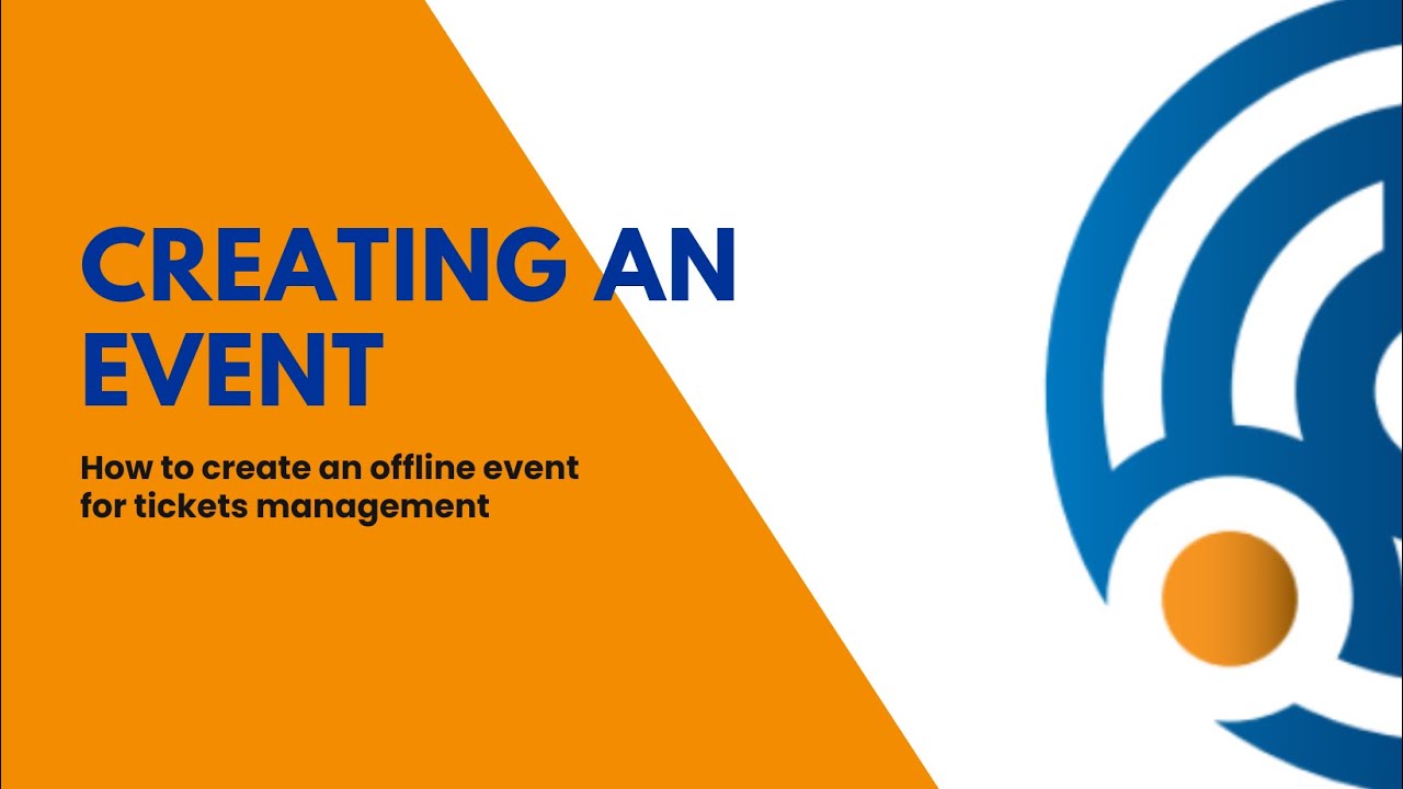 Creating an event - YouTube