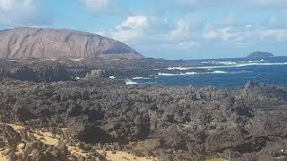 La Graciosa, Montaña Clara, Roque del Oeste, Alegranza, Roque del Este y Lanzarote.