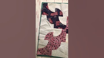 Vintage Drunkard’s Path Quilt Block (21 yrs old)