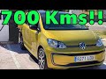 Reto 700 kms con Volkswagen e-UP! en el mismo día, es posible? Prueba de autonomía a 120km/h MOTORK